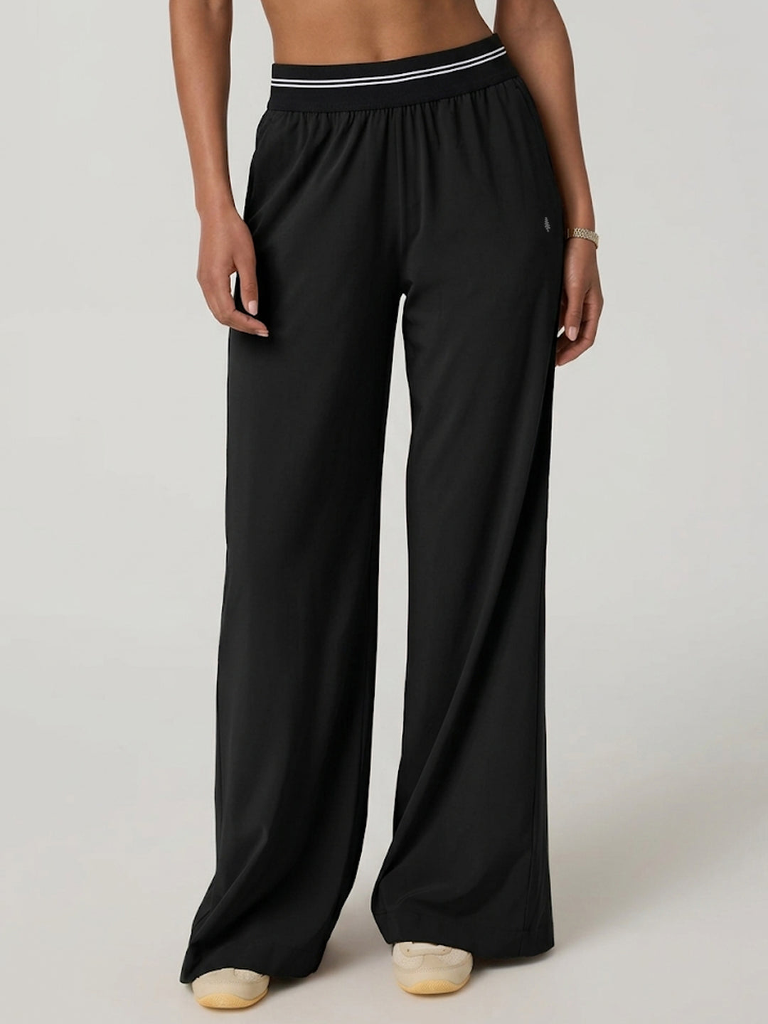 Polly ComfiWide Trouser - Midnight Black