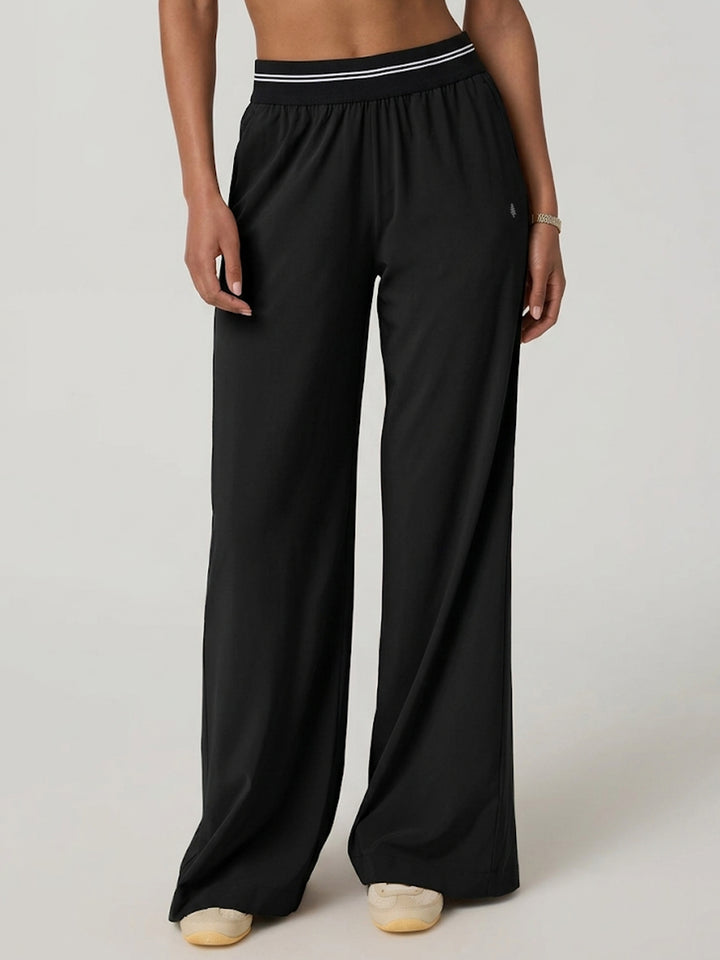 Polly ComfiWide Trouser - Midnight Black