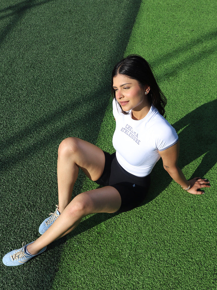 Chelsea Sculpt Seamless Tee - White