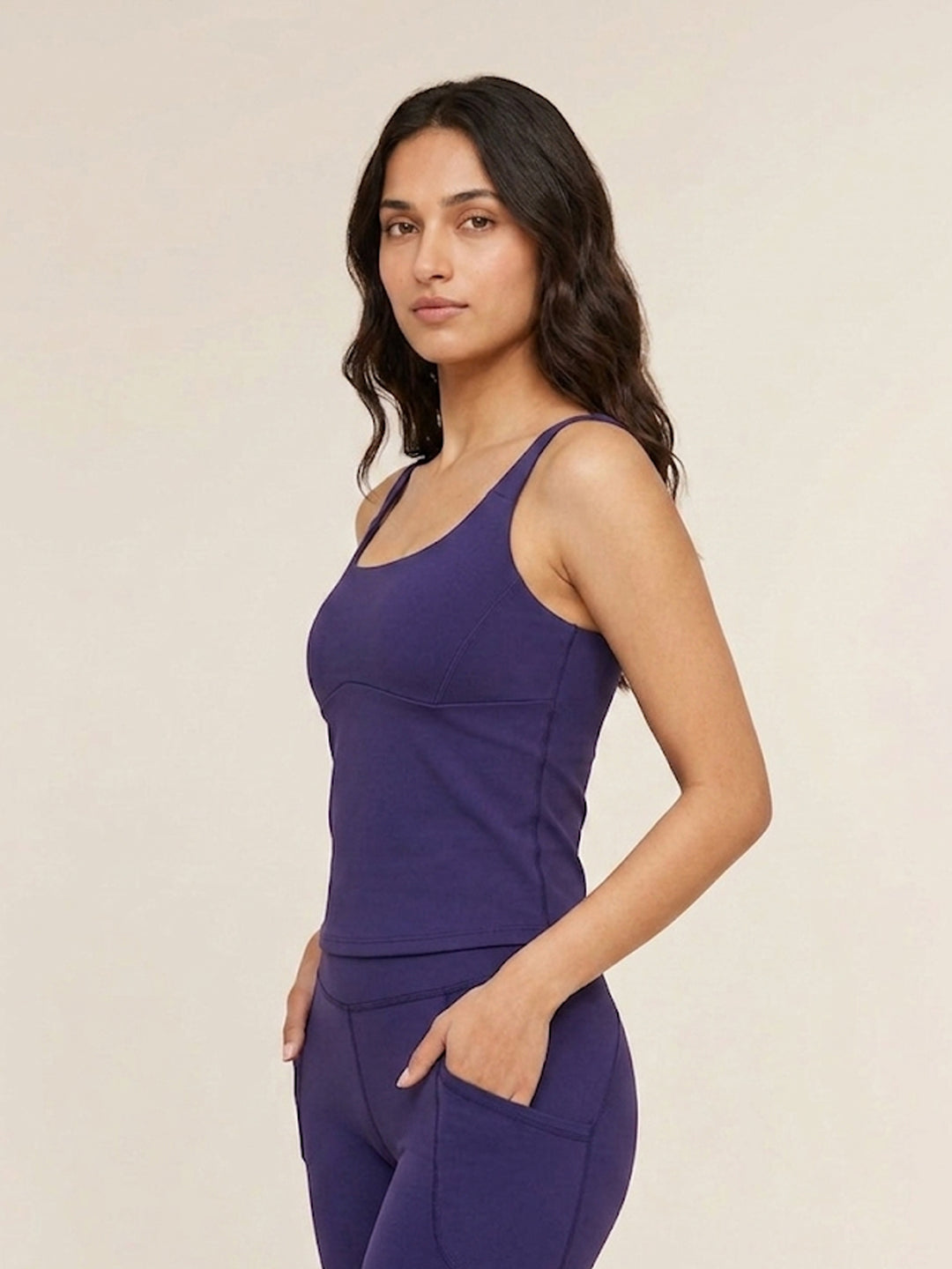 Anya UnderCurve Tank - Lunerberry