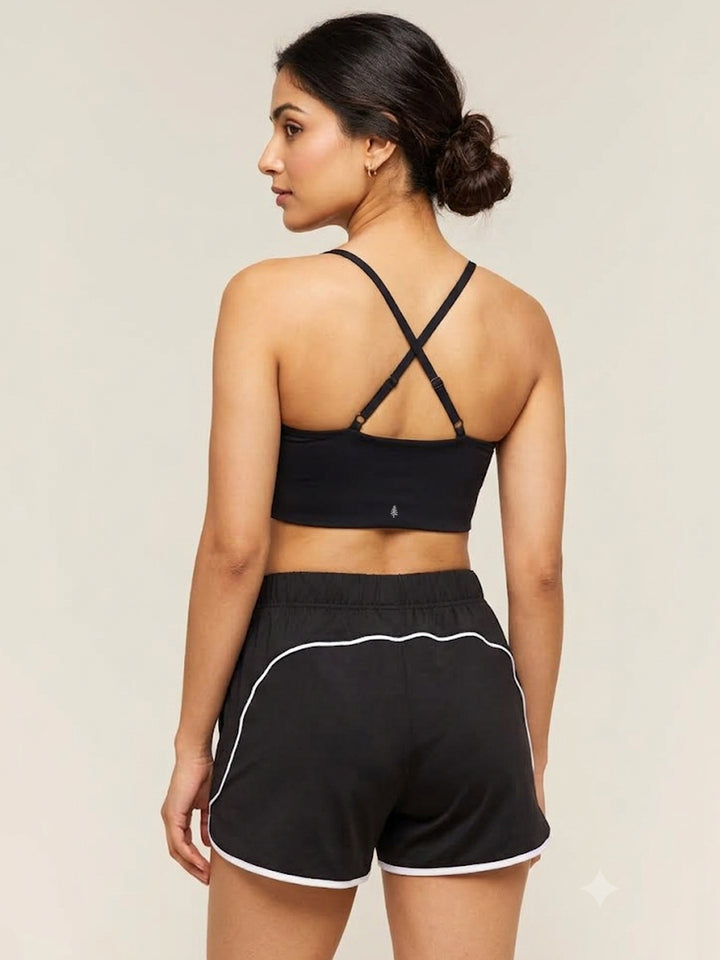 Aelya V-Lift Bra - Midnight Black