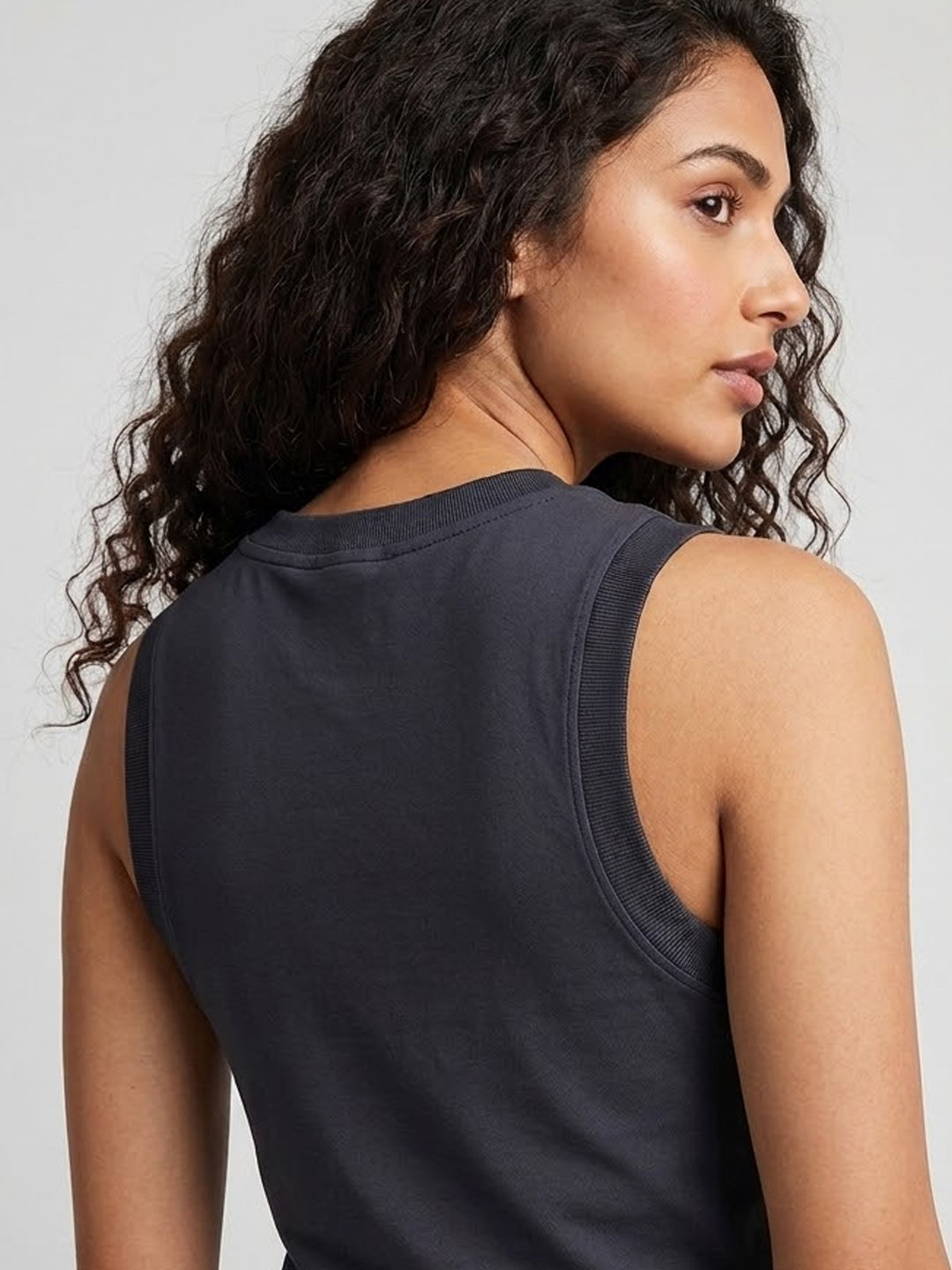Alice Essential Racer Tank - Midnight Black