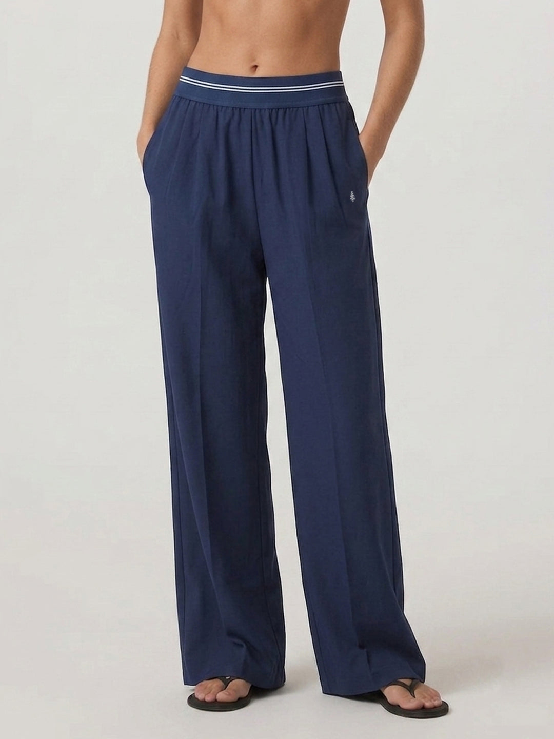 Polly ComfiWide Trouser - Chelsea Navy