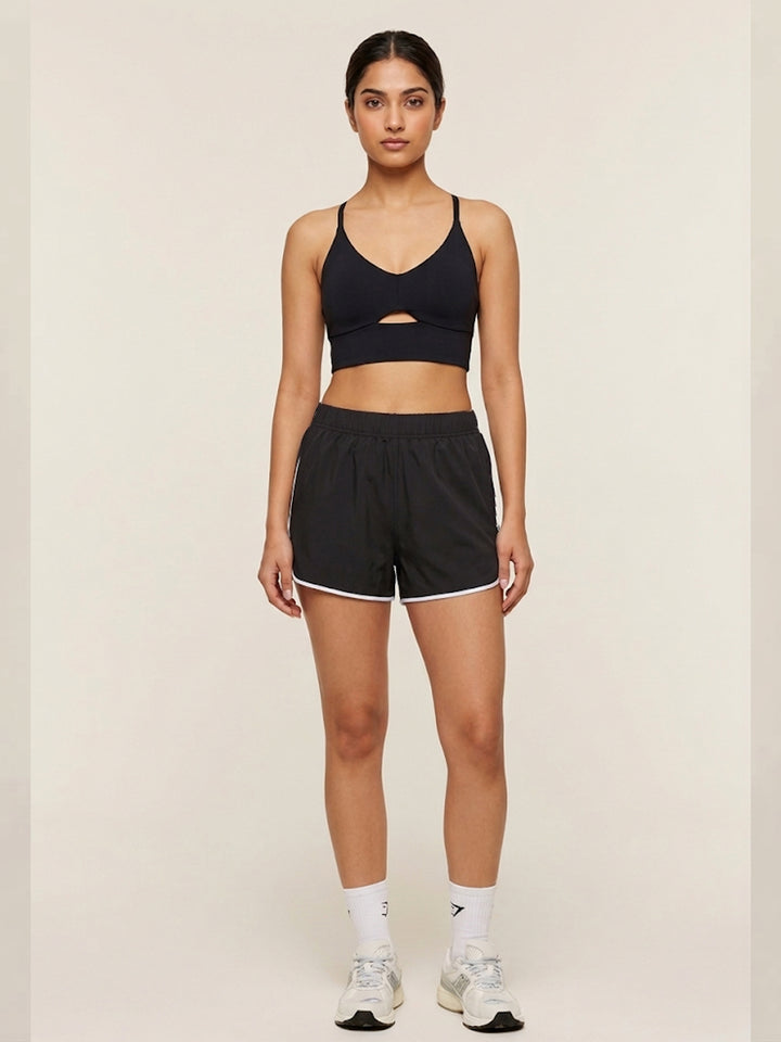 Nessa SwiftLine Shorts - Midnight Black