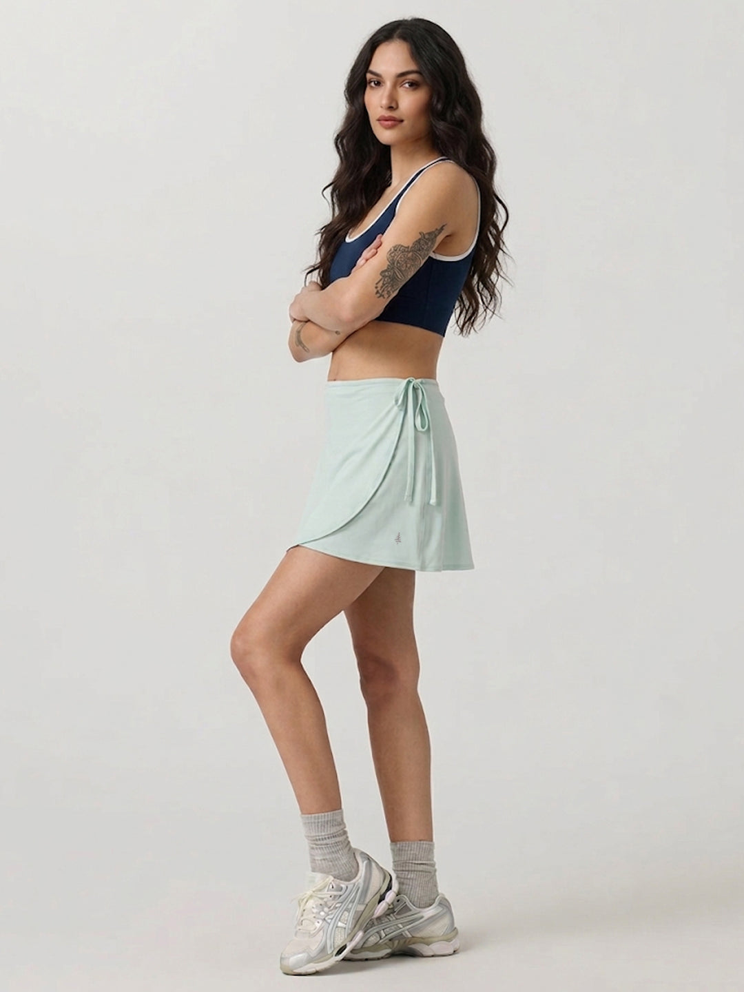 Sienna Motion Wrap Skorts - Spearmint Green