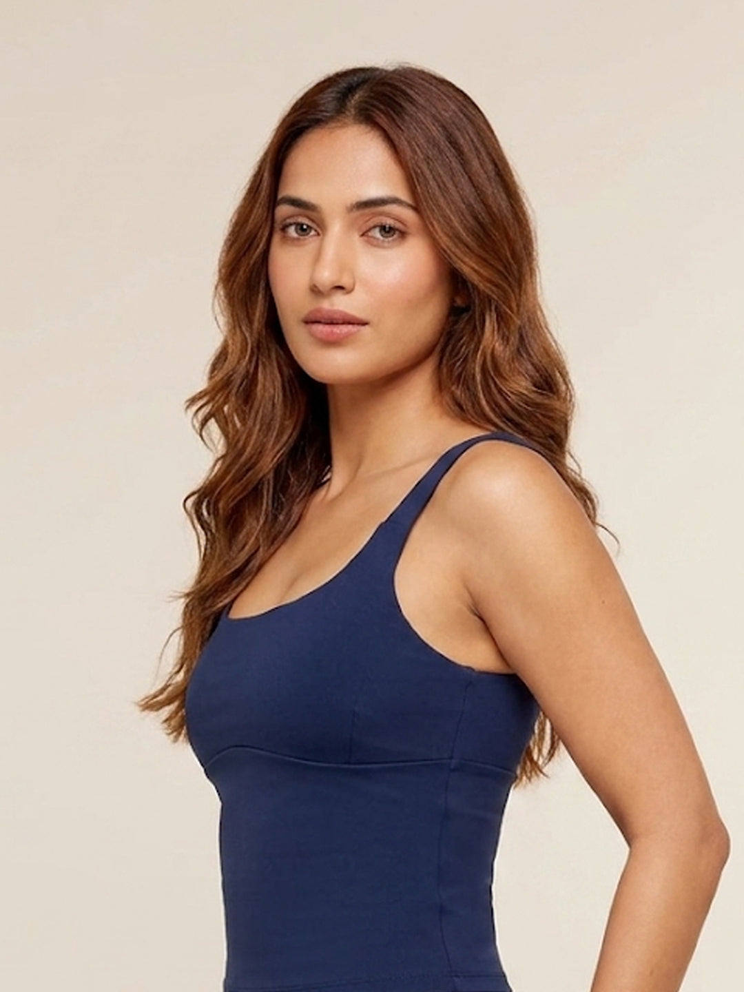 Anya UnderCurve Tank - Chelsea Navy