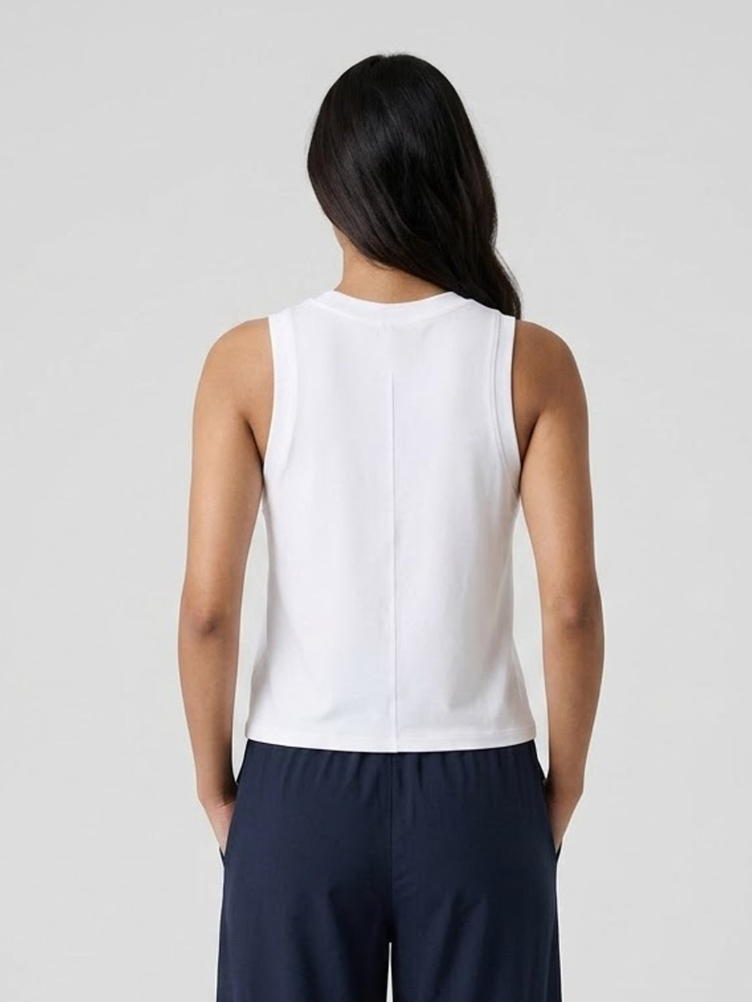 Alice Essential Racer Tank - White