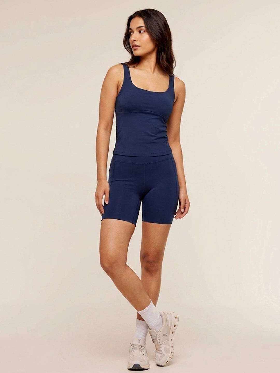 Anya UnderCurve Tank - Chelsea Navy