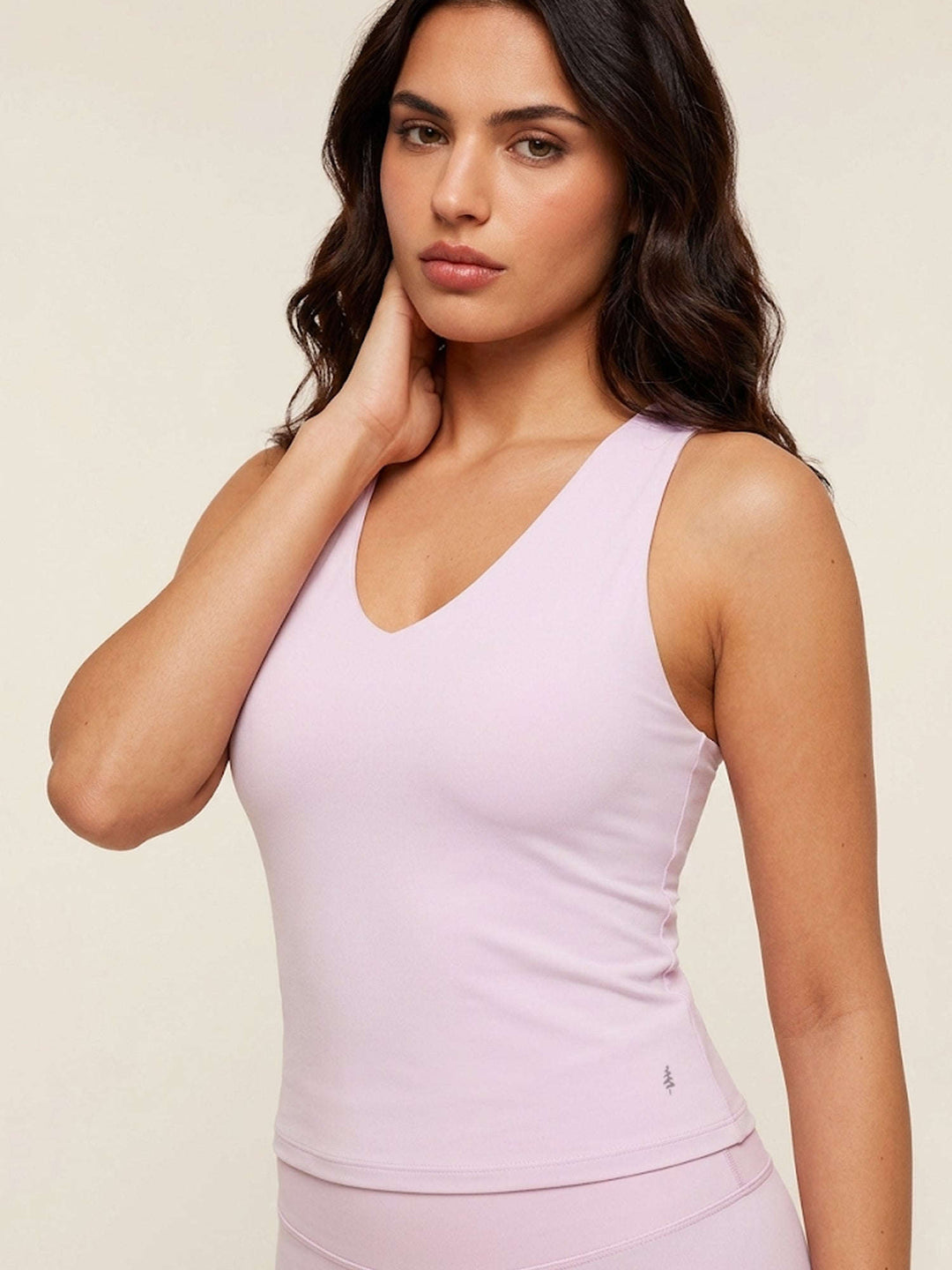 Amelia Halterline Tank - Lilac Chelsea Athleisure 