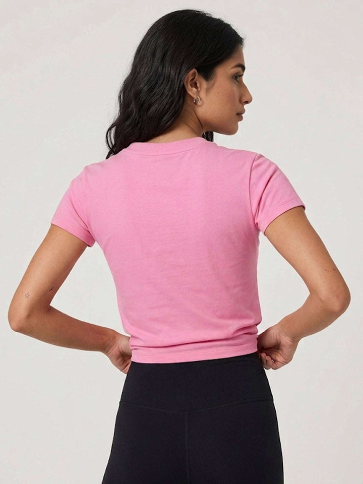 Angelina SoftMove Crop Tee Chelsea Athleisure 