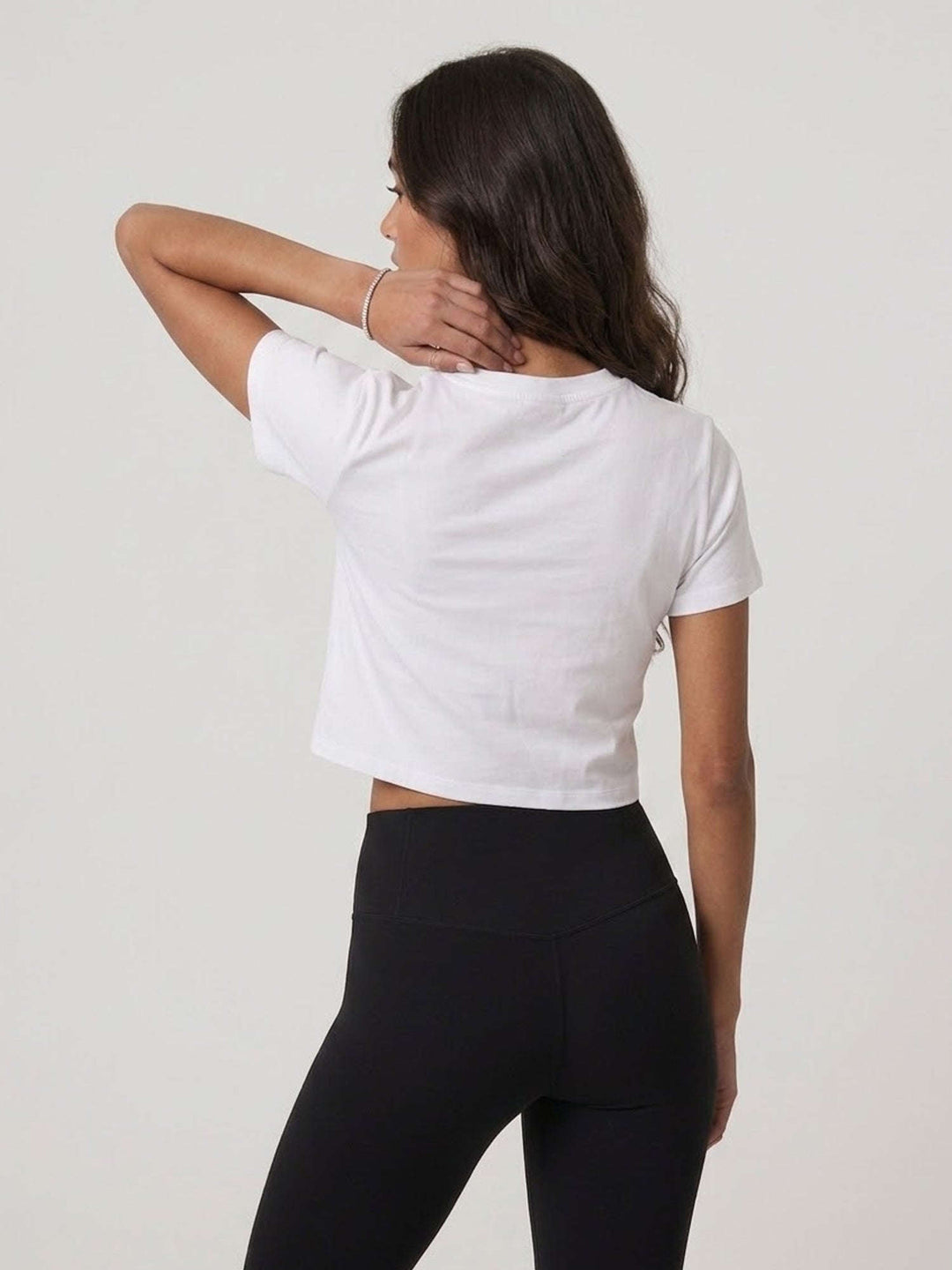 Angelina SoftMove Graphic Crop Tee Chelsea Athleisure 