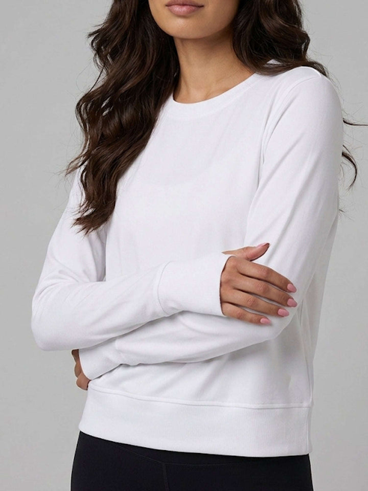 Anna FeatherLite Tee - White Chelsea Athleisure 