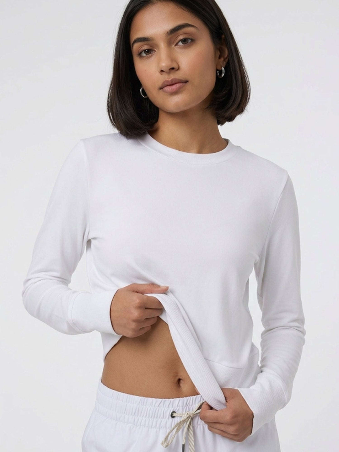 Anna FeatherLite Tee - White Chelsea Athleisure 