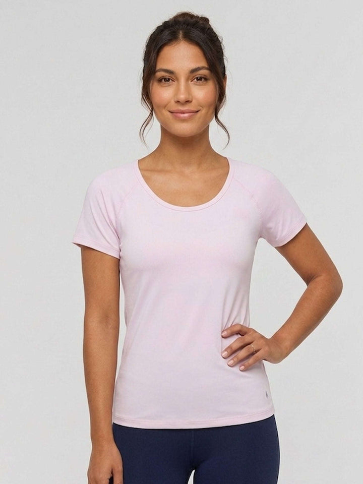Athena MoveFit Tee - Lilac Chelsea Athleisure 
