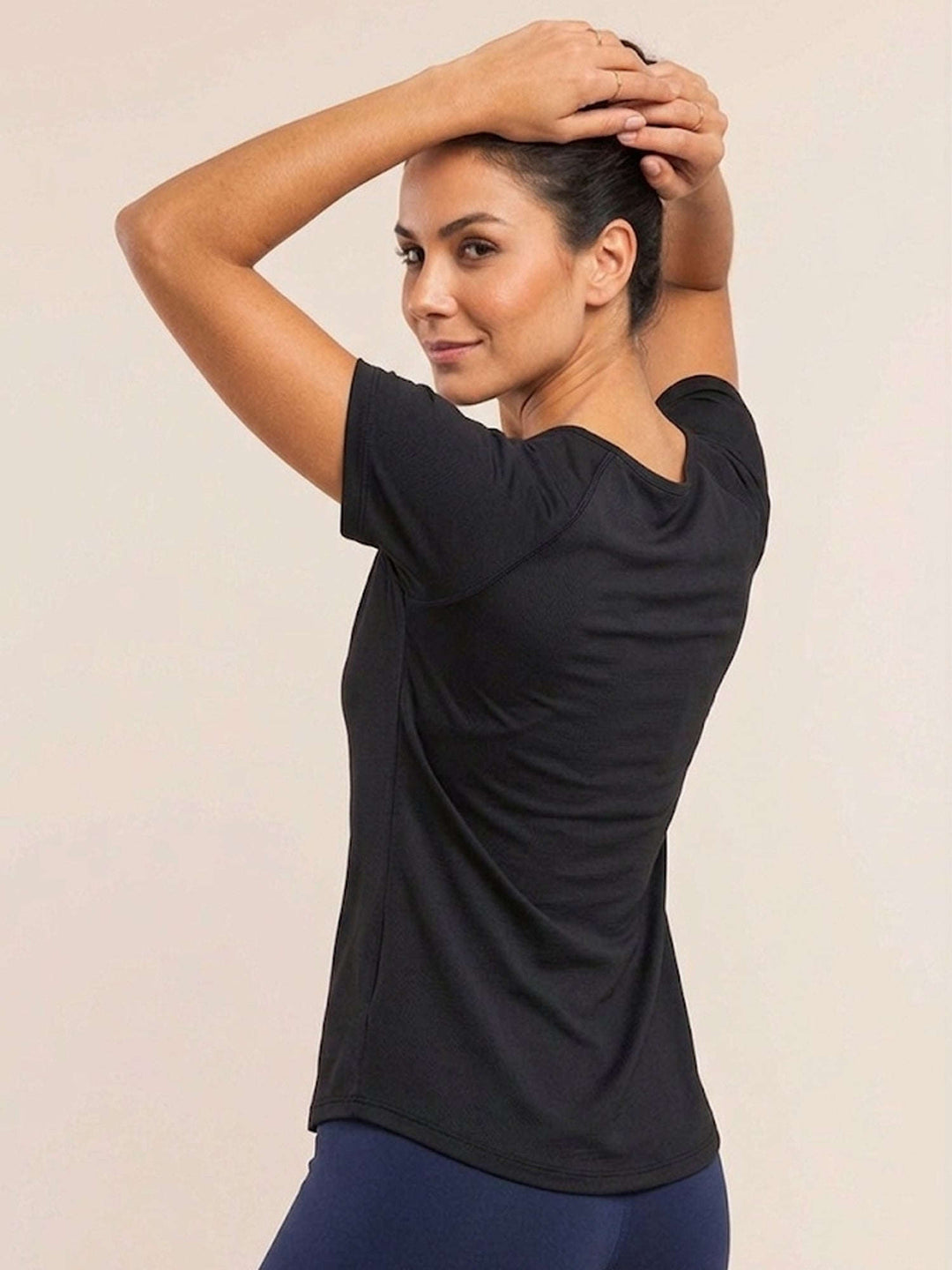 Athena MoveFit Tee - Midnight Black Chelsea Athleisure 