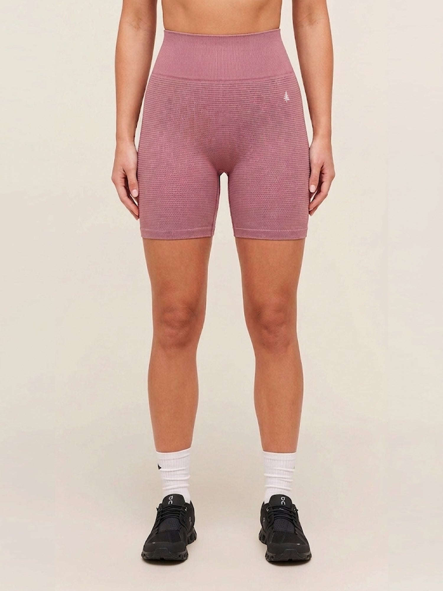 AuraAir Seamless Shorts® Wistful Mauve 5" Inseam Chelsea Athleisure 