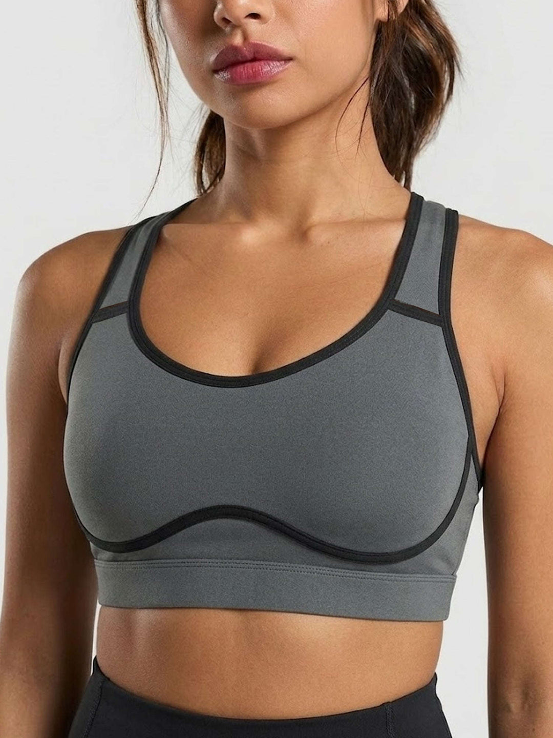Define Bra – Seamless – Medium Impact – Dark Shadow Chelsea Athleisure 
