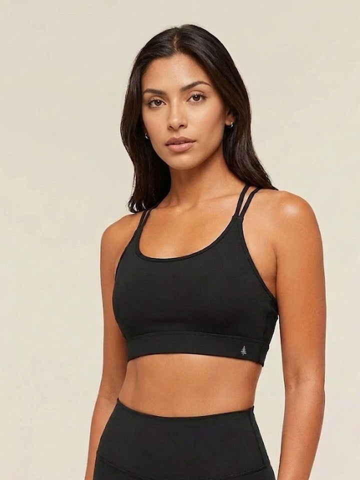 FlowForm Seamless Shorts & Drift Bra Matching Set – Black Chelsea Athleisure 