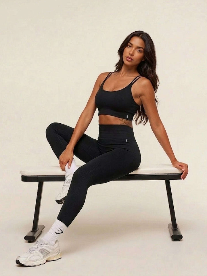 Movelight Legging & Drift Bra Matching Set – Black Chelsea Athleisure 