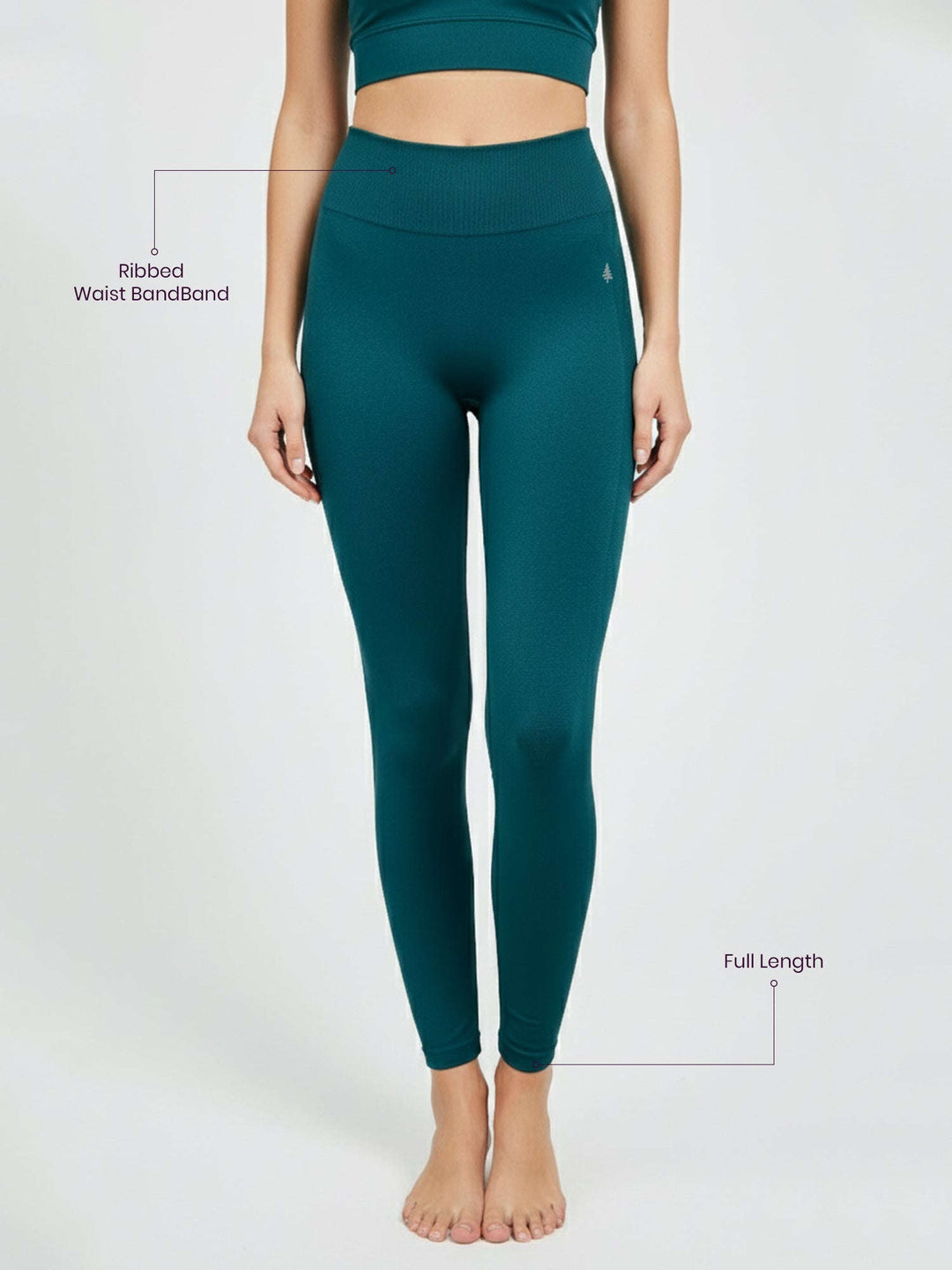MoveLight Seamless Leggings®  Dark Sea 27" Inseam Chelsea Athleisure 