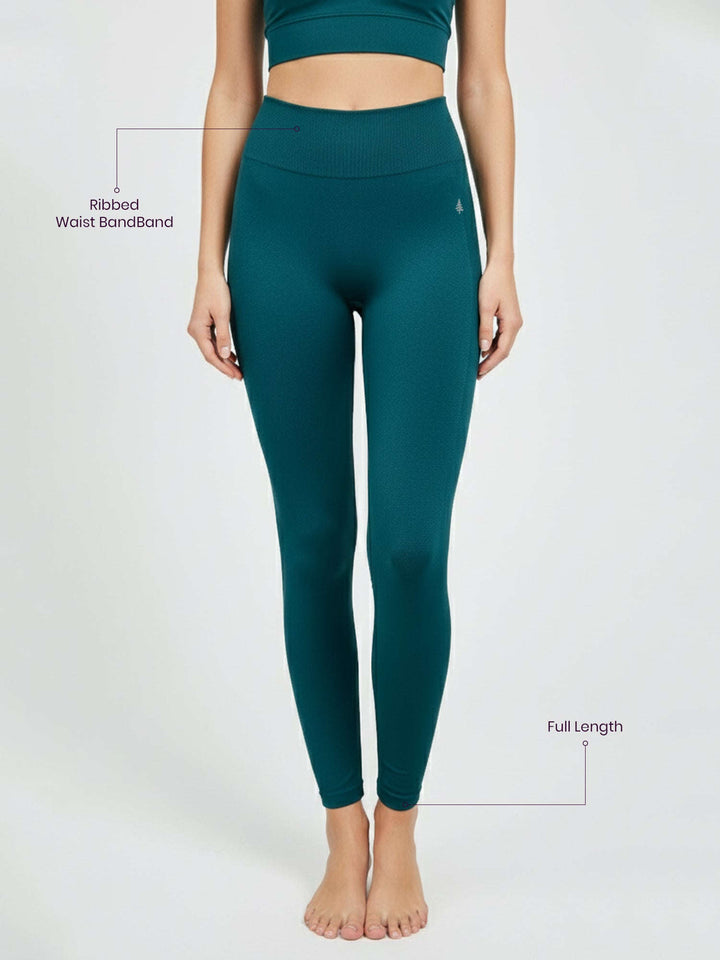 MoveLight Seamless Leggings®  Dark Sea 27" Inseam Chelsea Athleisure 