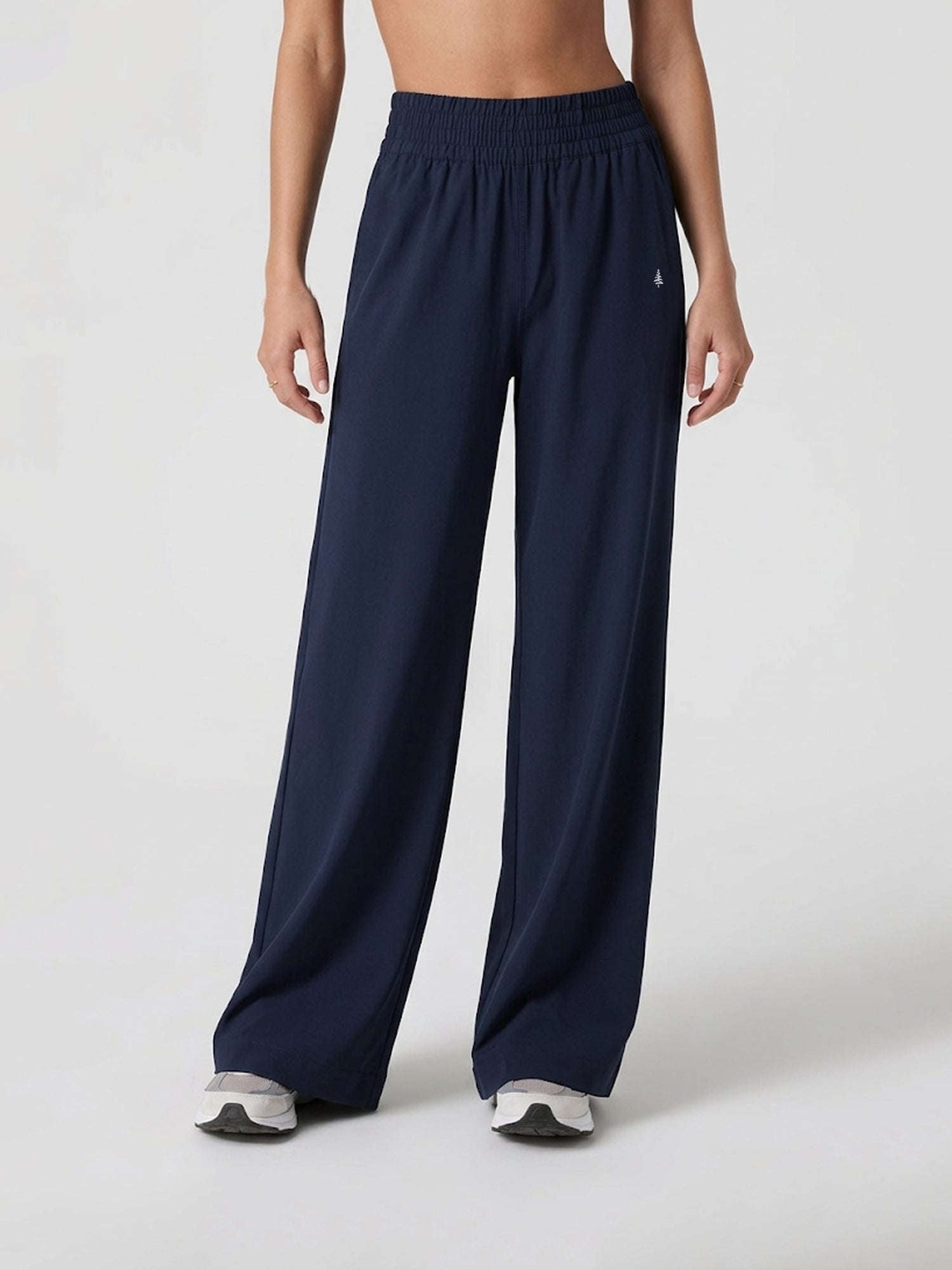 Petra FreeFlow Wide Pants - Chelsea Navy Chelsea Athleisure 