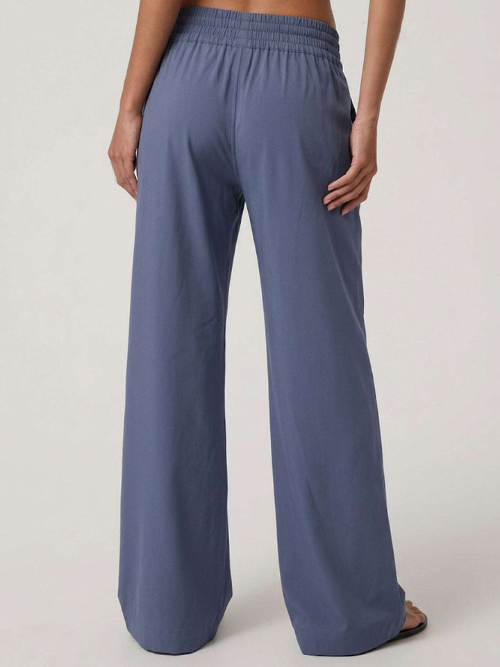 Petra FreeFlow Wide Pants - Grey Chelsea Athleisure 