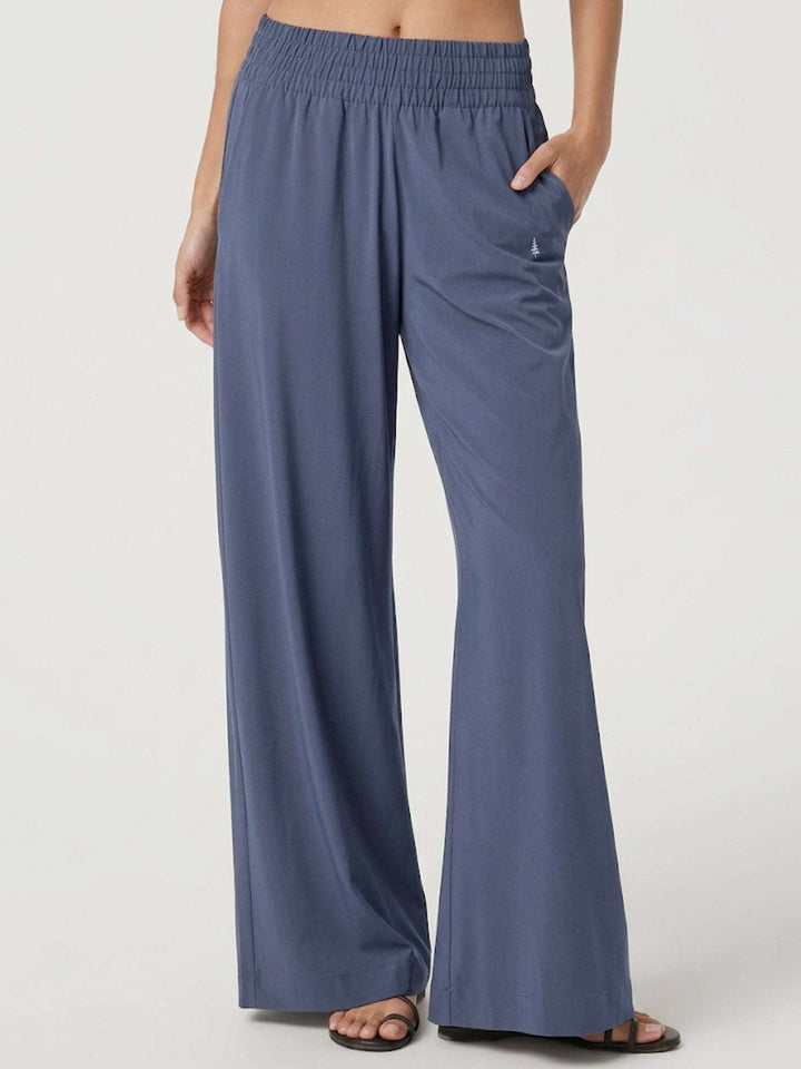 Petra FreeFlow Wide Pants - Grey Chelsea Athleisure 