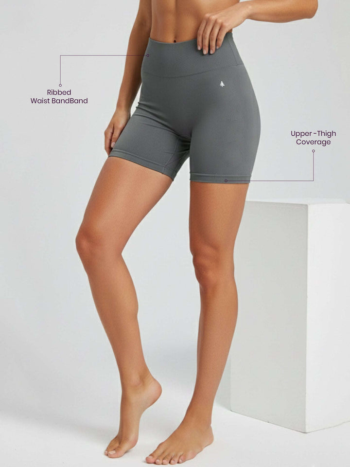 SculptEase Seamless Shorts® Dark Shadow 5" Inseam Chelsea Athleisure 