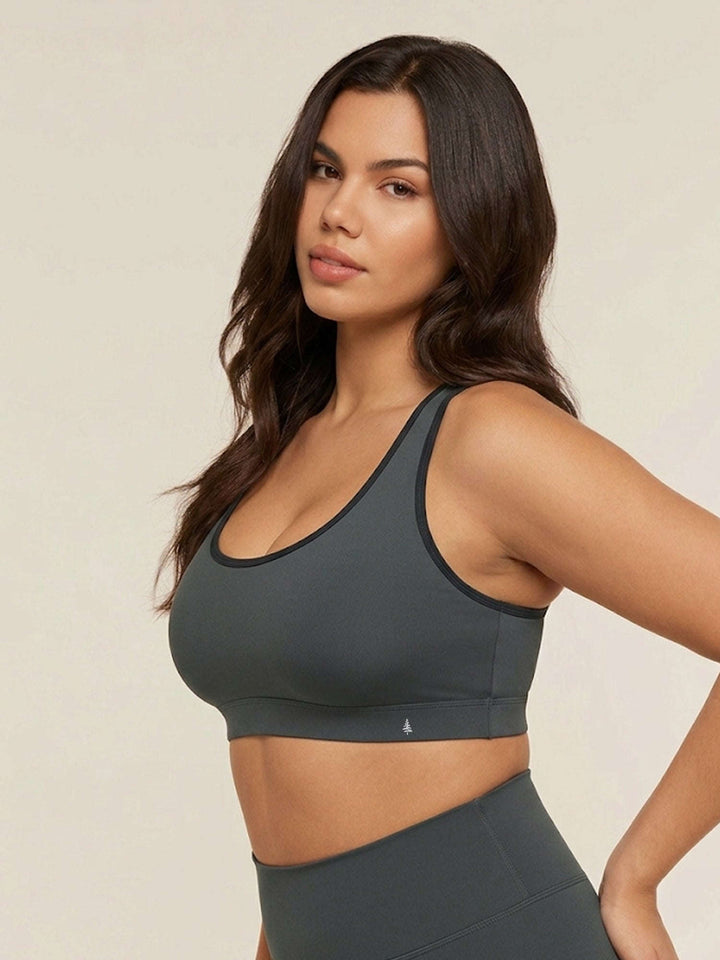 Sculptease Seamless Shorts & Edge Bra Matching Set – Dark Shadow Chelsea Athleisure 